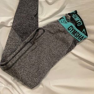 Gymshark Turquoise band leggings